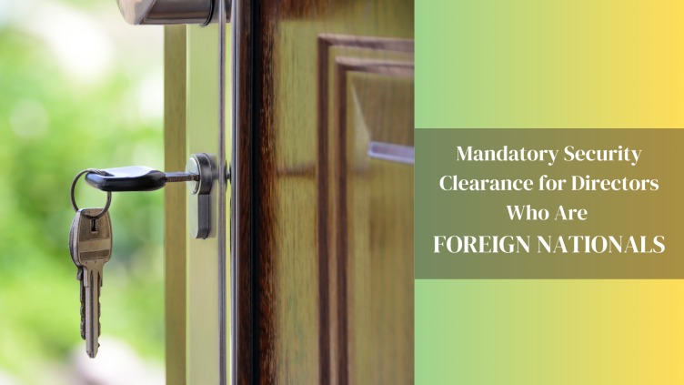 Security clearance for foreign national directors